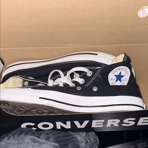 Converse Black and White Women's Shoes